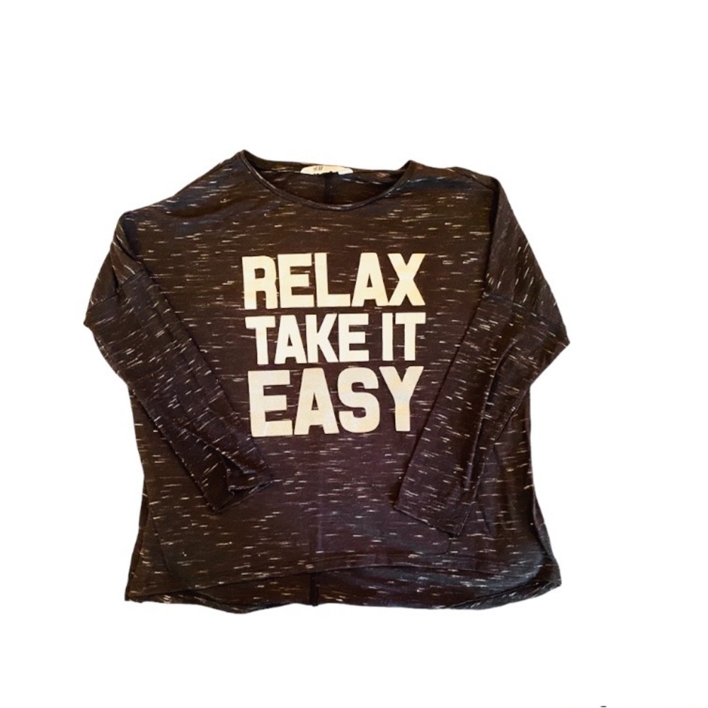 H&M Girls Oversized Long Sleeve 2for$12